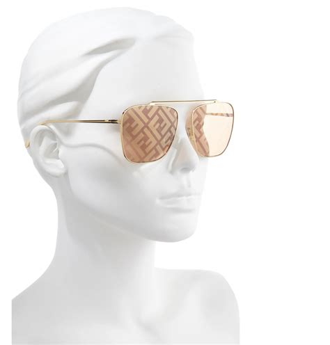 fendi sunglasses with f on lens